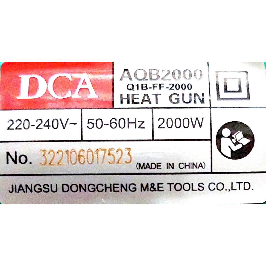 Máy thổi nóng máy khò nhiệt 2000w DCA AQB2000