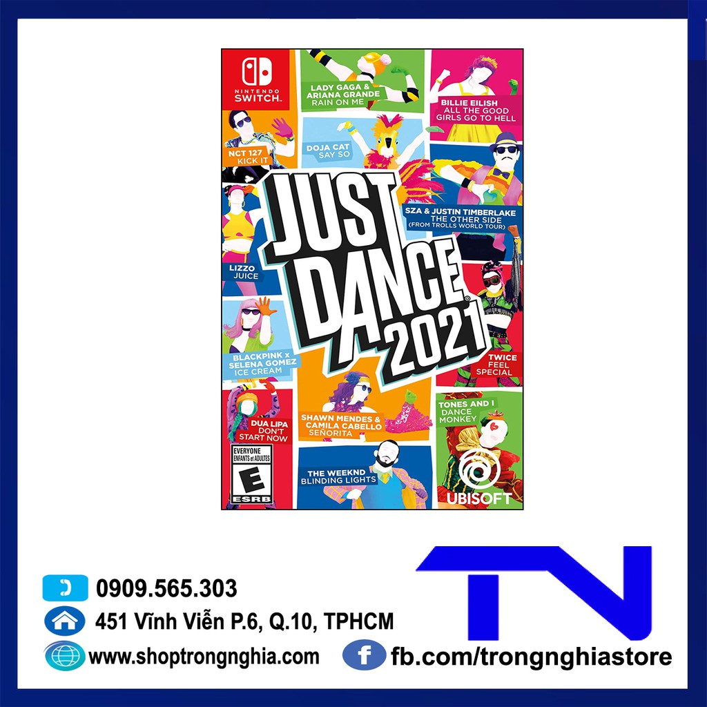 [Mã ELHAMS5 giảm 6% đơn 300K] Máy Nintendo Switch V2 Tặng Just Dance 2021 [Pin Lâu Hơn + 12 tháng bảo hành]