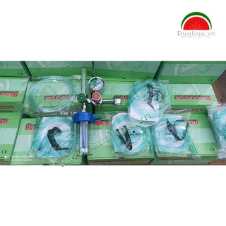 [1 Bộ] Đồng Hồ Oxy Y tế - Đồng Hồ Oxy Thở