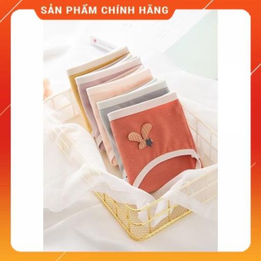 Quần Lót Nữ ❤️ Quần Lót Nữ Cotton Trơn Mềm Mại Tôn Dáng Phối icon Đáng Yêu A328
