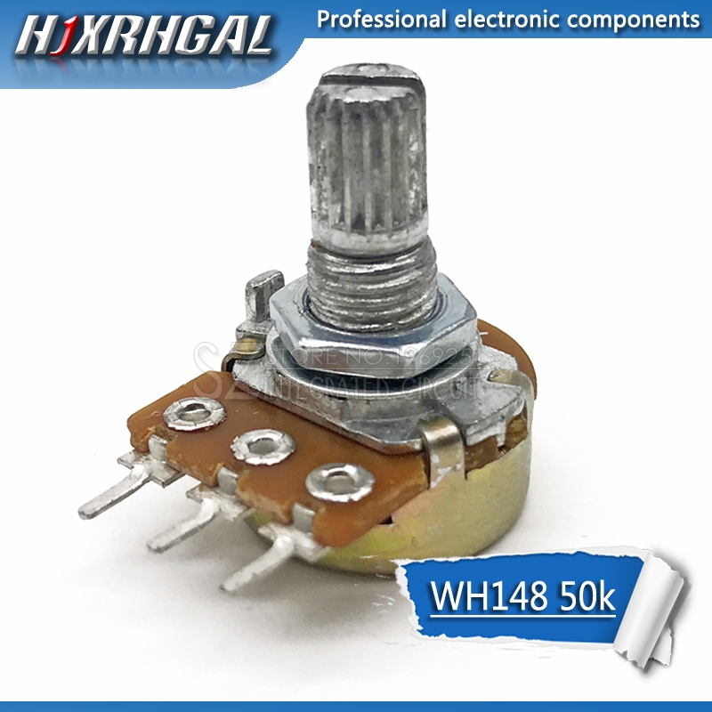 Set 5 Chiết Áp 50k Ohm Wh148 B50K 3pin