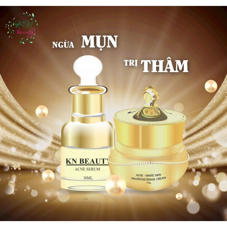 Combo face serum – Kem dưỡng trắng trị mụn Mụn kn beauty | BigBuy360 - bigbuy360.vn