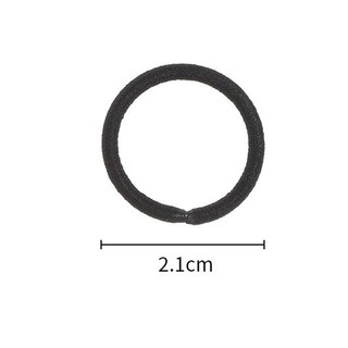 Thun cột tóc 100 cái - màu Đen