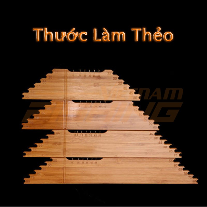 Thước Gỗ Làm Thẻo Câu Đài Handing 45-70 cm - Chính Hãng