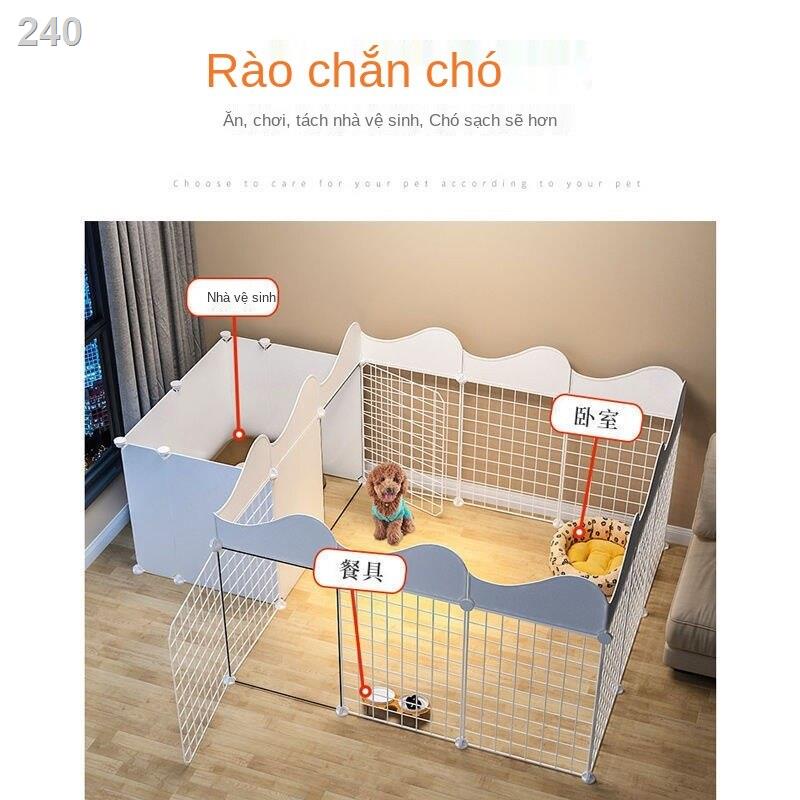 【HOT】Hàng rào vật nuôi cách ly chó kết hợp miễn phí trong nhà cũi nhỏ với khu vực vệ sinh hộ gia đình chuồng