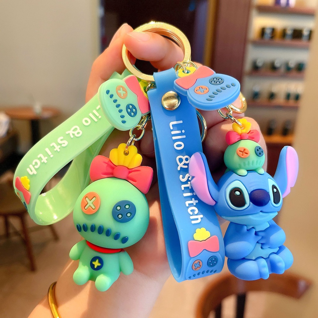 Móc Khóa Hình Nhân Vật Stitch Đáng Yêu