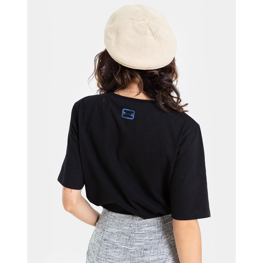 Áo Thun JUNO Oversize In Logo Cách Điệu JNATH009