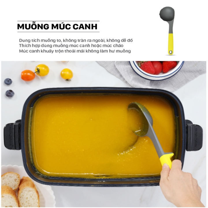 Bộ dụng cụ nhà bếp 7 món Morphy Richards RM1032, Khả năng chống rơi và chịu mài mòn, hàng chính hãng bảo hành 12 tháng