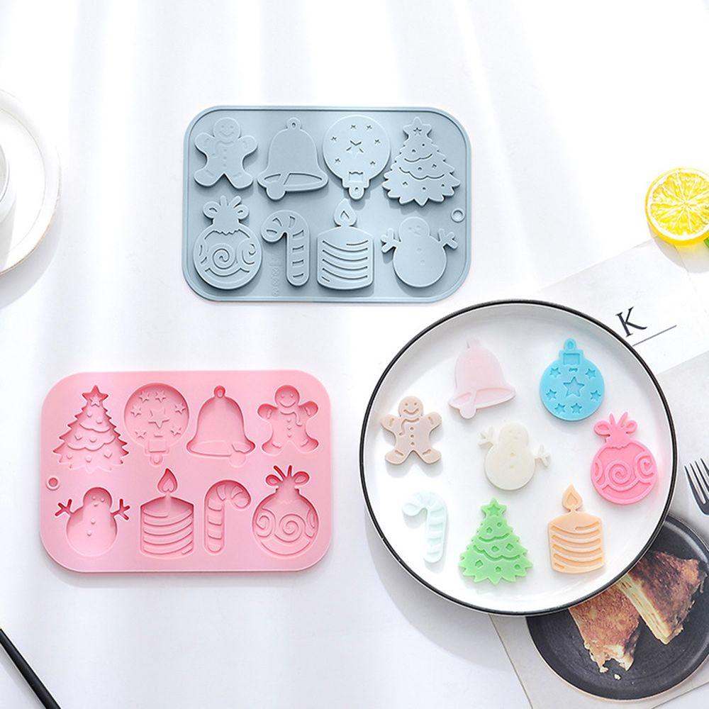 CONOPERY Khuôn Làm Bánh Bằng Silicone Chủ Đề Giáng Sinh