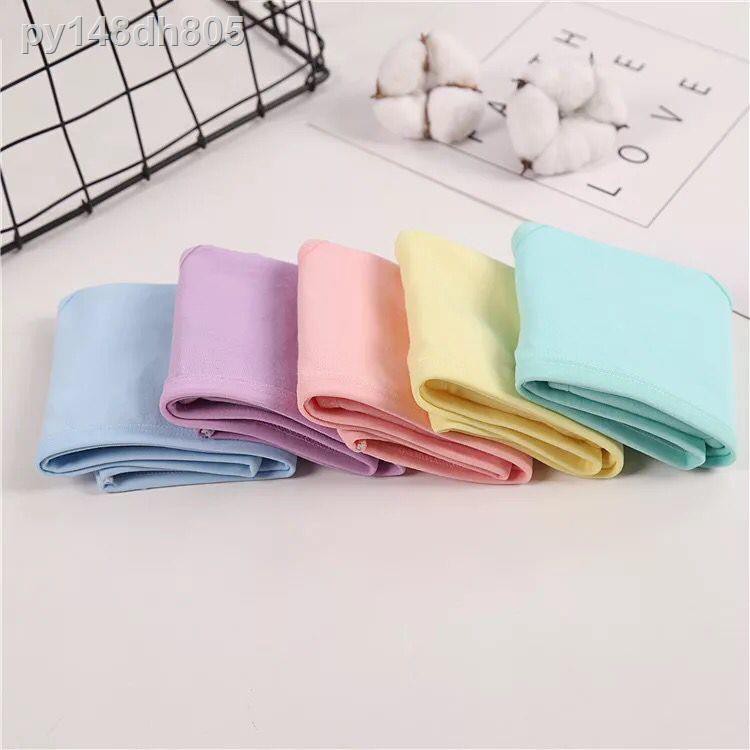 Đồ lót nữ, quần sịp lưng thấp thoáng khí bằng cotton đồng màu dành cho trang phục ren điệu đà gợi cảm 1-10 của họ