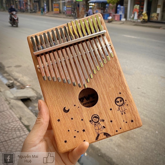 Đàn kalimba BWS 17 phím ( tặng đủ phụ kiện - bao test )