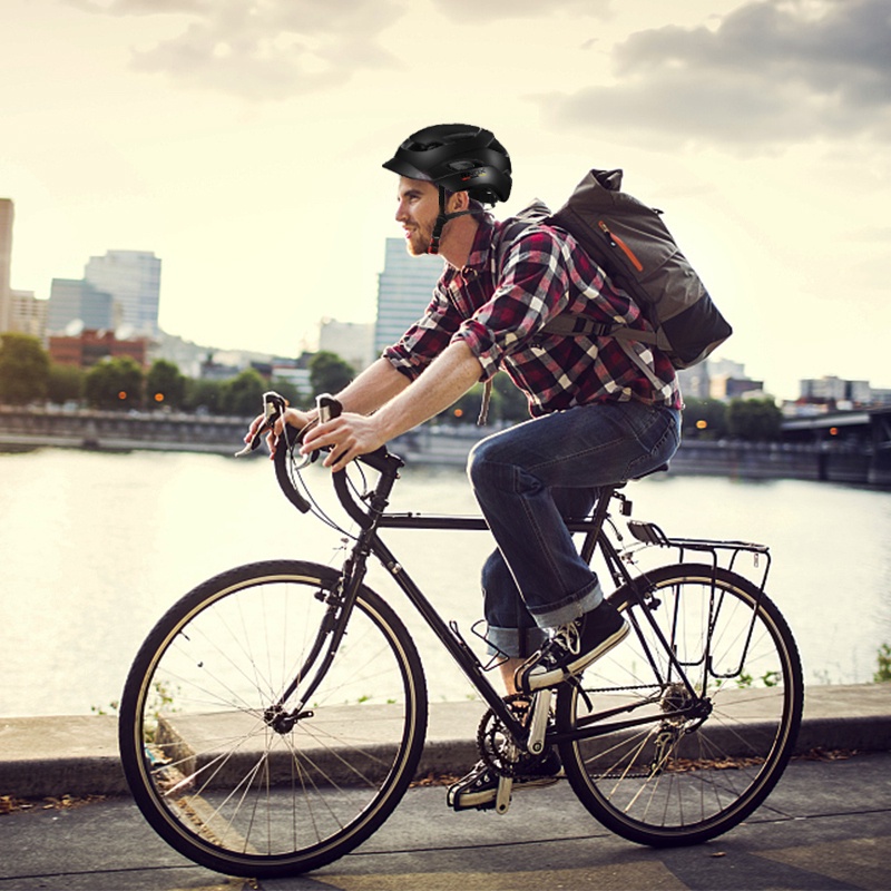 Mũ bảo hiểm xe đạp RNOX siêu nhẹ chống mưa cho nam và nữ