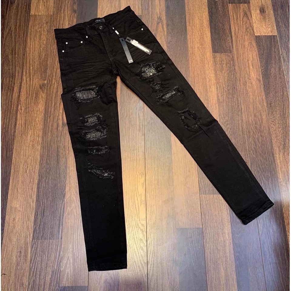 Quần Bò côn Nam đính đá đẹp