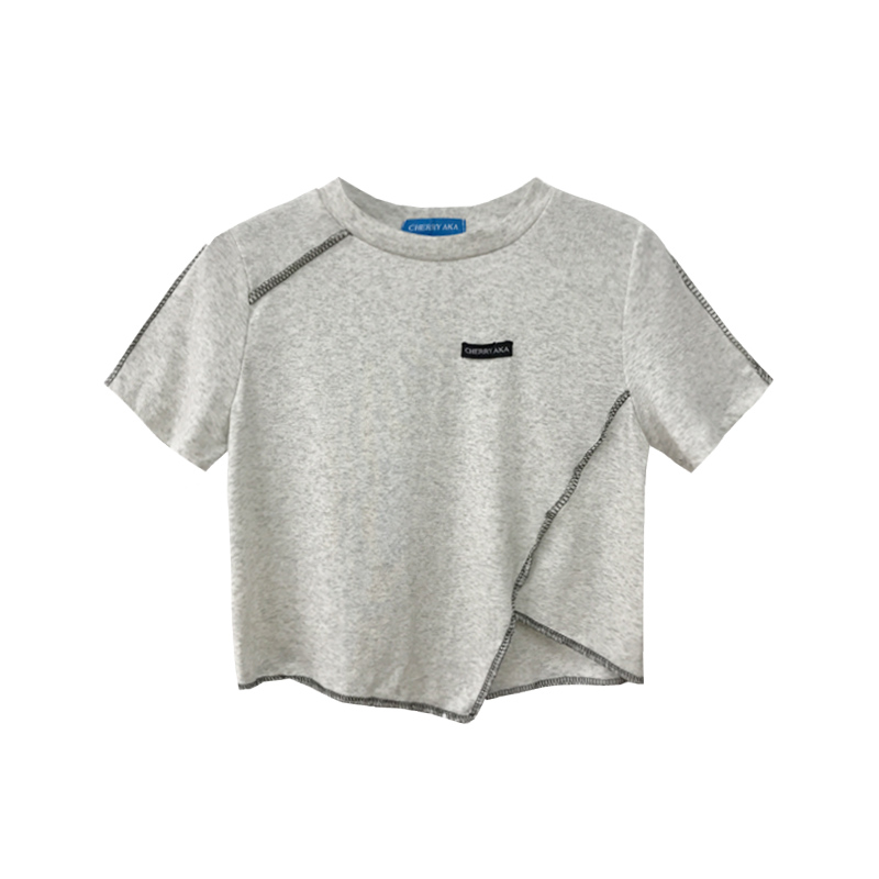 Áo thun croptop ngắn tay ôm dáng xinh xắn dành cho nữ