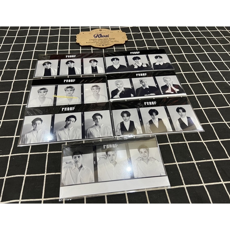 Triptych BTS - Quà Pre - order Proof bản Weverse - Ảnh trang trí