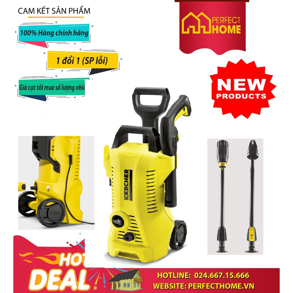 ⚡️Sale sốc⚡️ { Hàng chính_hãng}Máy Phun Rửa Áp Lực Cao Karcher 9.653-139.0 K2 Full Control *EU, Đức 