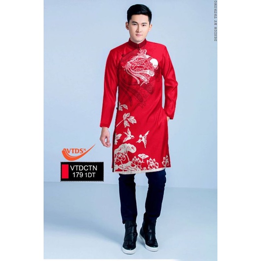 🥰 Áo dài nam cao cấp hàng thiết kế đẹp sang chảnh hoa tiết in 3d sắc nét. Áo dài cao cấp giá rẻ ảnh thật 100%