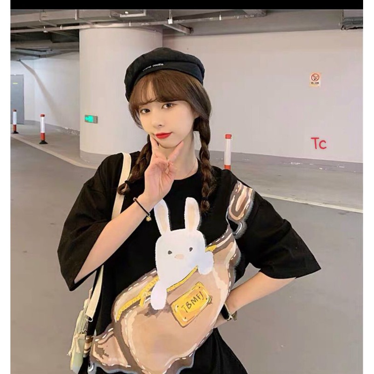Áo Thun Form Thụng Tay Lỡ Unisex Chất Cotton Khô 3158, Áo Thun Chữ Hello Thương Siêu Hot