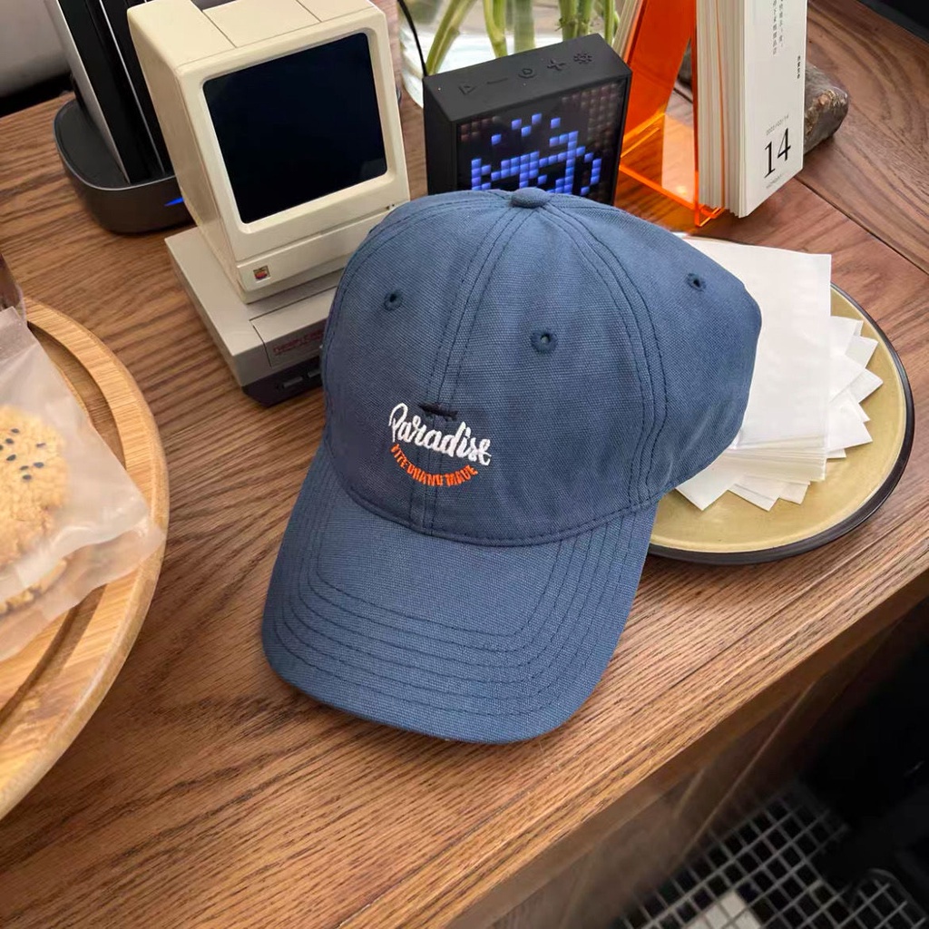 Mũ Beret Dệt Kim Mềm Màu Xanh Navy