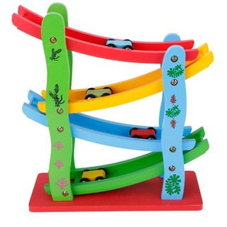 Đồ chơi gỗ Cầu Trượt ô tô 4 tầng IZI TOYS