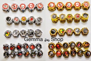 Chụp ốc sticker trang trí xe máy
