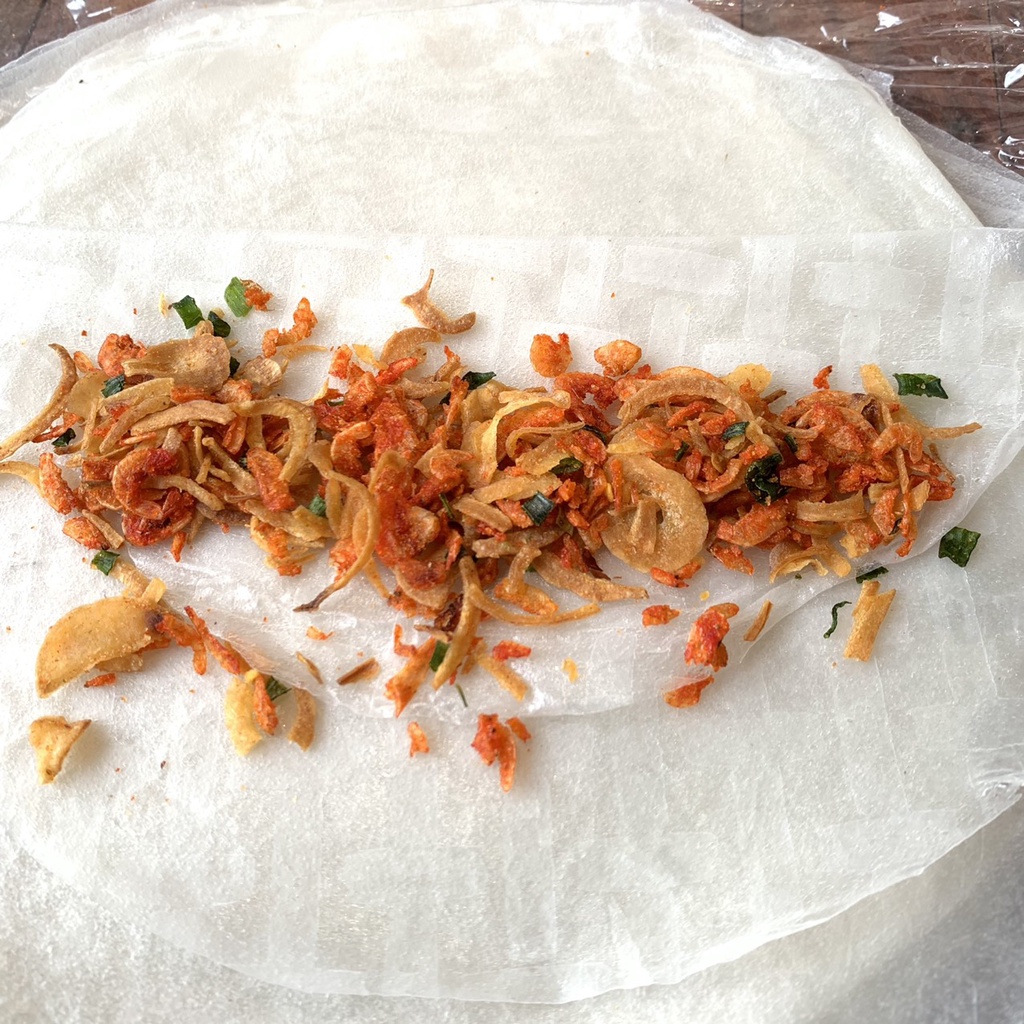 Bánh Tráng Phơi Sương, Muối Ruốc Hành Phi Và Tặng 200gr Bơ Béo Tiệm Của Gừng