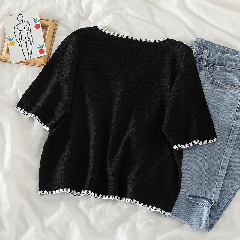 Áo Sơ Mi Ngắn Tay Phong Cách Hàn Quốc Cho Nữ