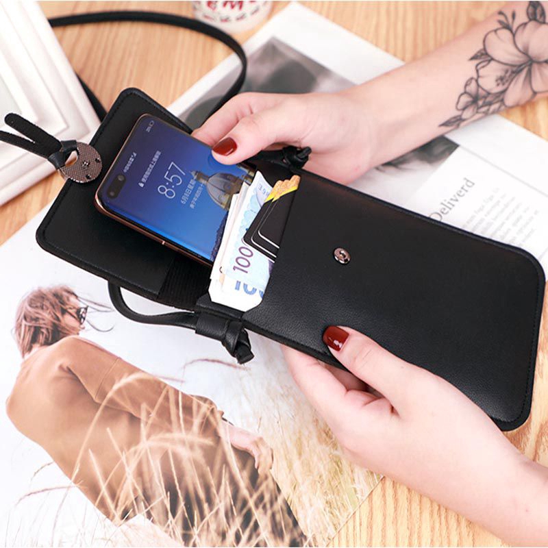 Túi đeo chéo trong suốt đựng điện thoại tiện lợi