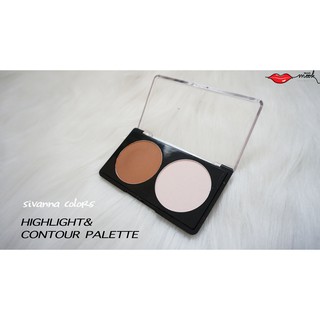 Tạo khối và highlight sivanna colors highlight& contour palette
