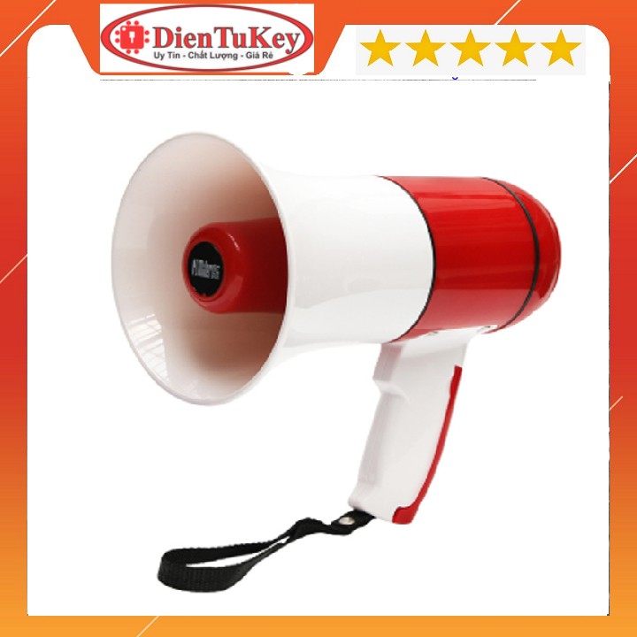 Loa phóng thanh cầm tay MEGAPHONE phù hợp bán hàng ngoài trời, hướng dẫn viên, hợp nhóm,cổng USB cổ vũ - ghi âm phát lại