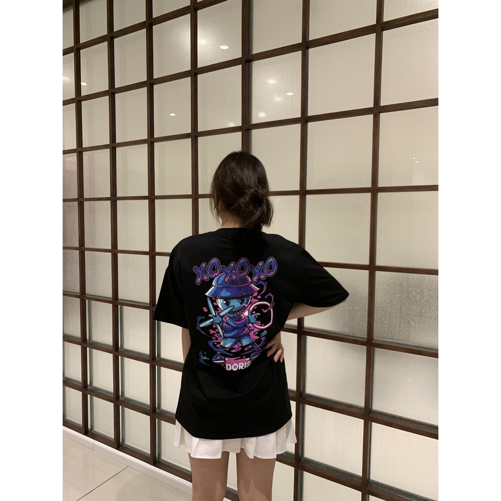 Áo Thun Unisex Xoxoxo Doris.1996, Áo Phông Cotton Vải Mềm Mịn Mát, Miễn Phí Đổi Trả 7 Ngày