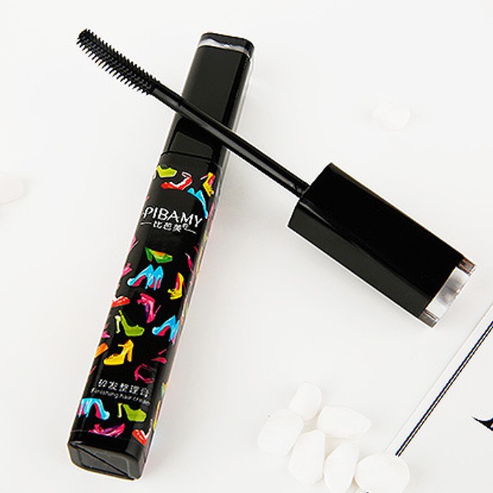 Chải tóc Mascara tạo kiểu tóc đẹp vuốt tóc con gọn vào nếp