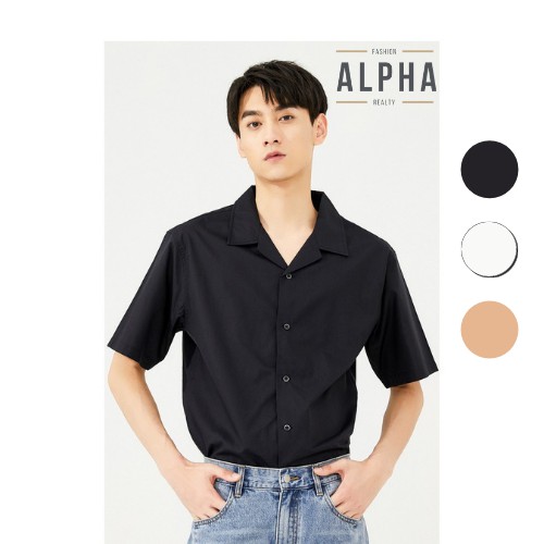 Áo sơ mi cổ vest Turbo nam nữ form rộng vải lụa thương hiệu thời trang JBAGY - JBS02