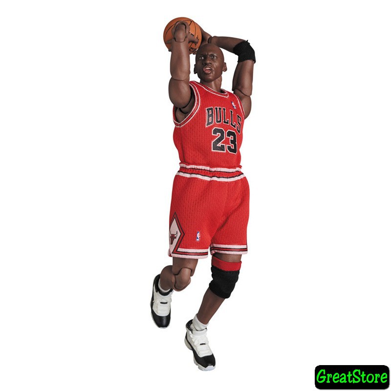 ( Hàng Có Sẵn ) MÔ HÌNH NGÔI SAO BÓNG RỔ NBA michael jordan SỐ 23 MAF khớp cử động được