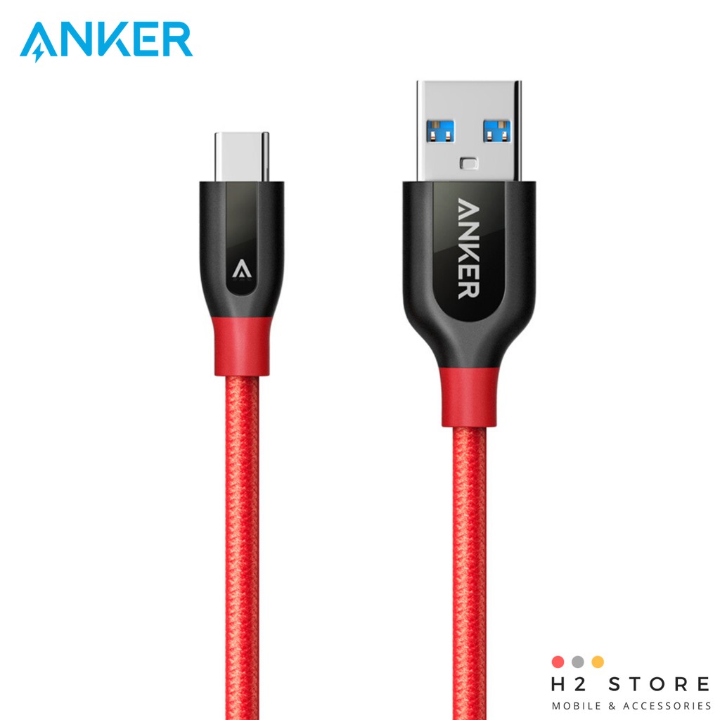 Cáp sạc ANKER PowerLine+ USB-C ra USB 3.0 dài 0.9m - A8168