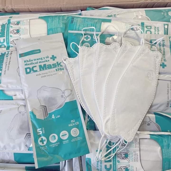 50 cái khẩu trang 4D DC Mask KF94 4 Lớp kháng khuẩn công nghệ Hàn Quốc