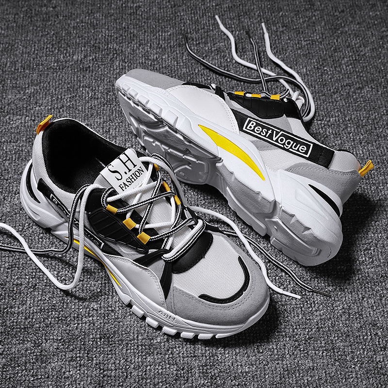 Giày Thể Thao Nam Mẫu Mới 2021, Giày Sneaker Nam Tăng Chiều Cao 5cm - Phong Cách Trẻ Trung