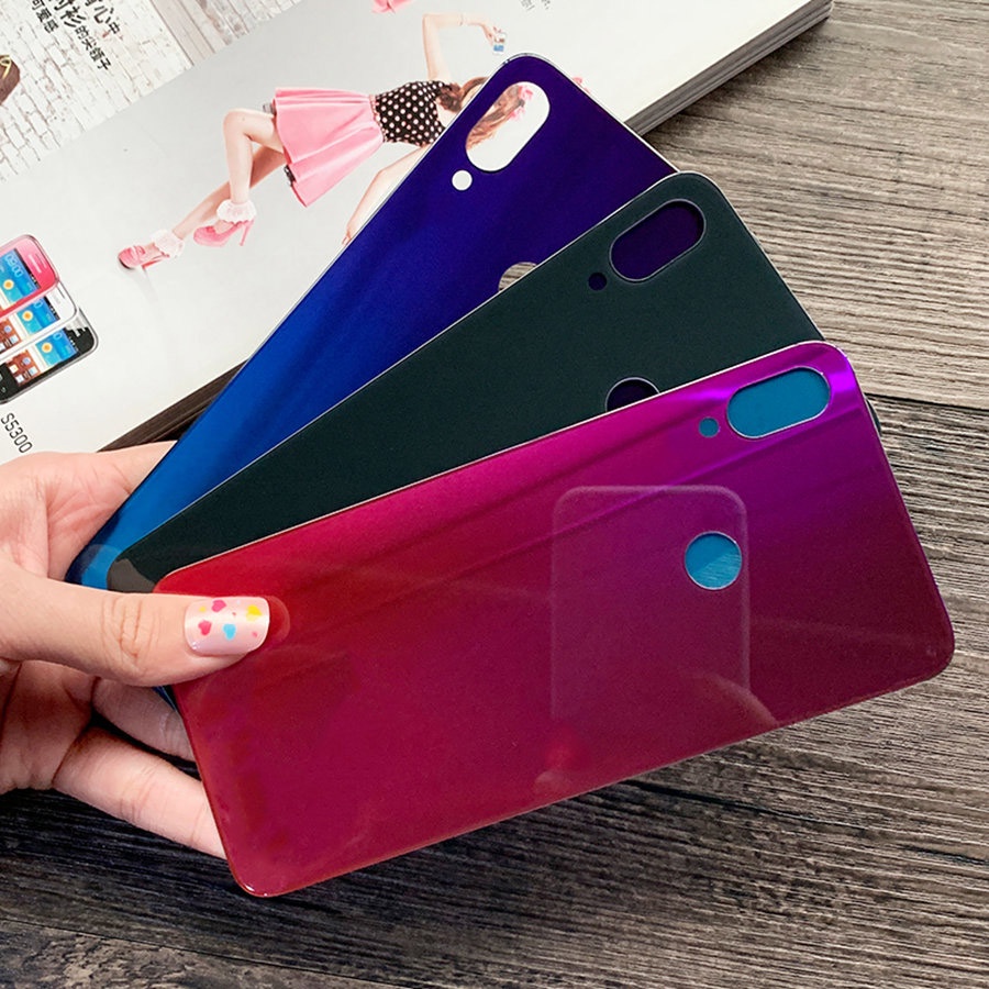 Nắp Lưng Điện Thoại Bằng Kính Thay Thế Chuyên Dụng Cho Xiaomi Redmi note 7 note 7 Pro Note7