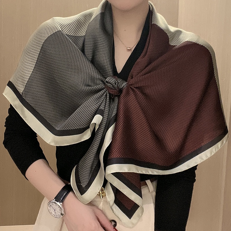Khăn Choàng Lụa In Họa Tiết Thời Trang Đi Biển WJ1014-903X43.3Inch