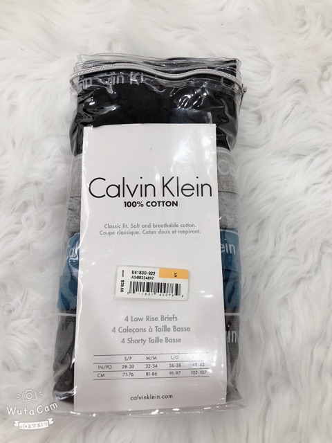 Quần sịp nam Calvin Klein- hàng mỹ sách tay 100%