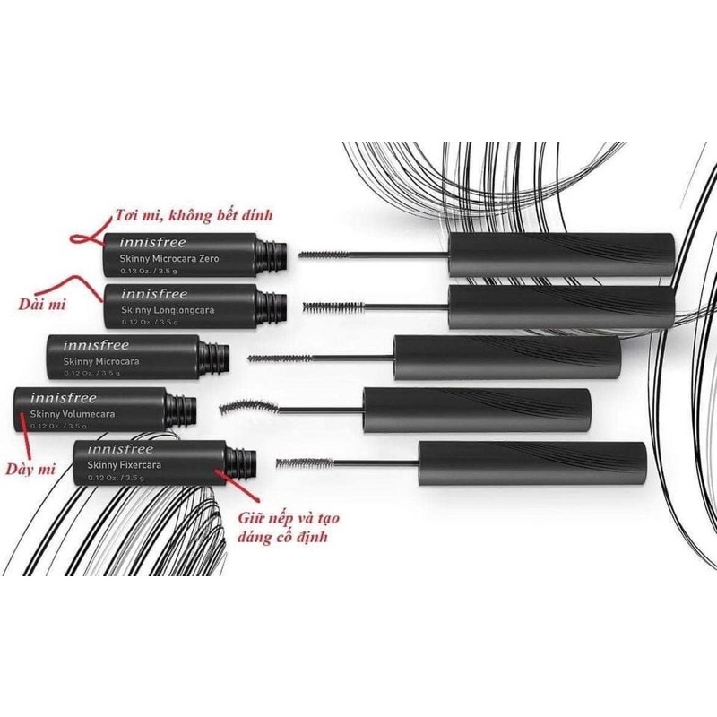 MASCARA INNISFREE SIÊU MẢNH