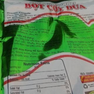 Bột cốt dừa gói 50g