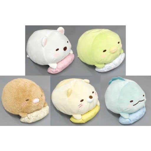 [SAN-X] Gấu bông Shirokuma Sumikko Gurashi buồn ngủ Utsubuse utoto nuigurumi BIG chính hãng Nhật Bản