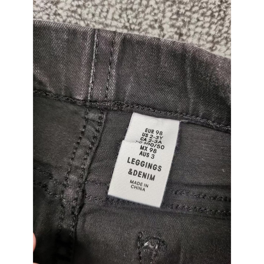 Quần legging denim H&M mèo