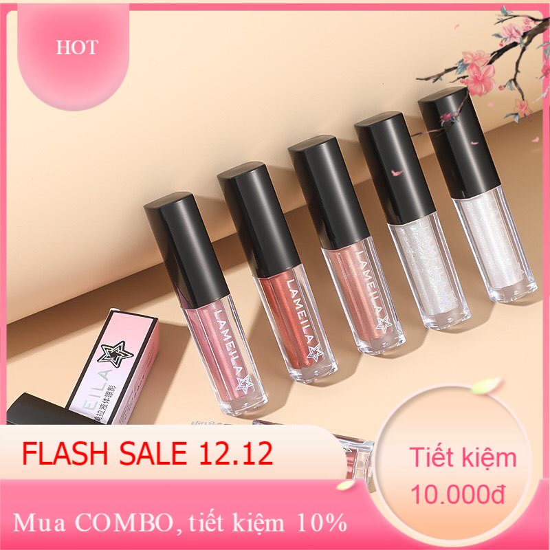 Nhũ Mắt Gel Nhũ Kim Tuyến Lameila Dikalu Lấp Lánh Bền Màu Lâu Trôi Trang Điểm Mắt Tăng Độ Quyến Rũ | BigBuy360 - bigbuy360.vn