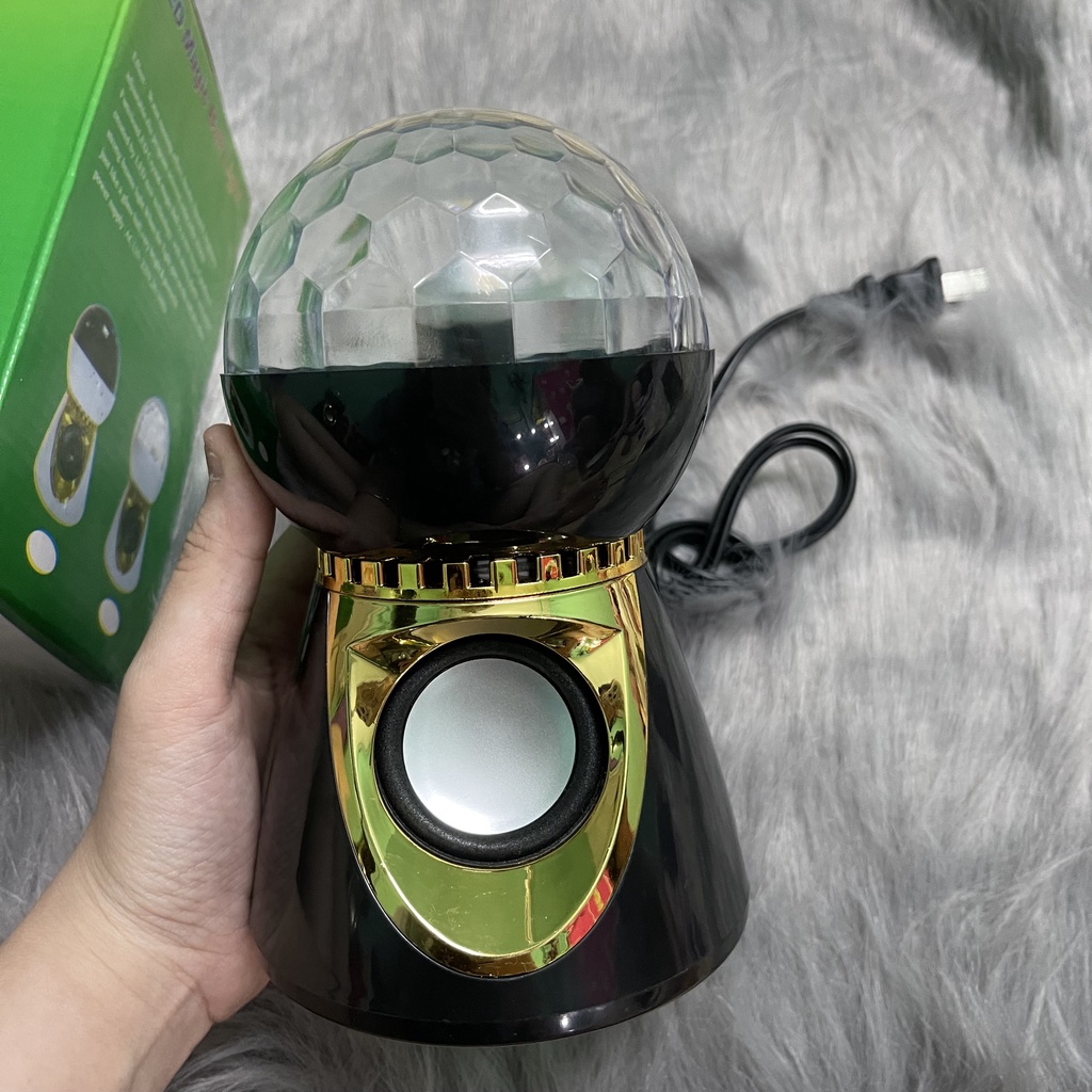 Đèn Led Vũ Trường Xoay Nhiều Màu Cảm Biến Theo Nhạc Có Loa Kết Nối Bluetooth - Đèn Sân Khấu, Phòng Bay Phòng Karaoke