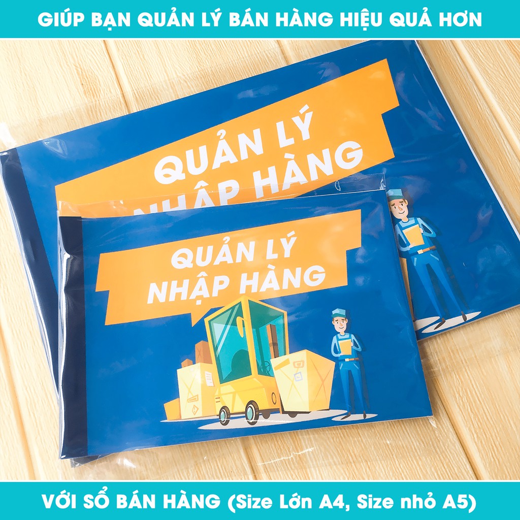 Sổ nhập hàng / Sổ bán hàng online / Sổ tay giúp quản lý bán hàng hiệu quả hơn