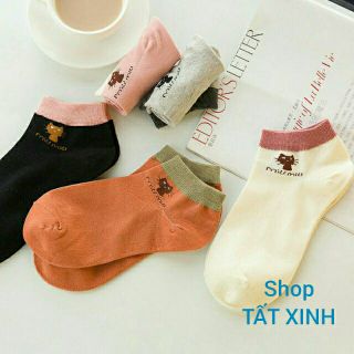 Sỉ 10 đôi tất nữ miu miu cổ ngắn