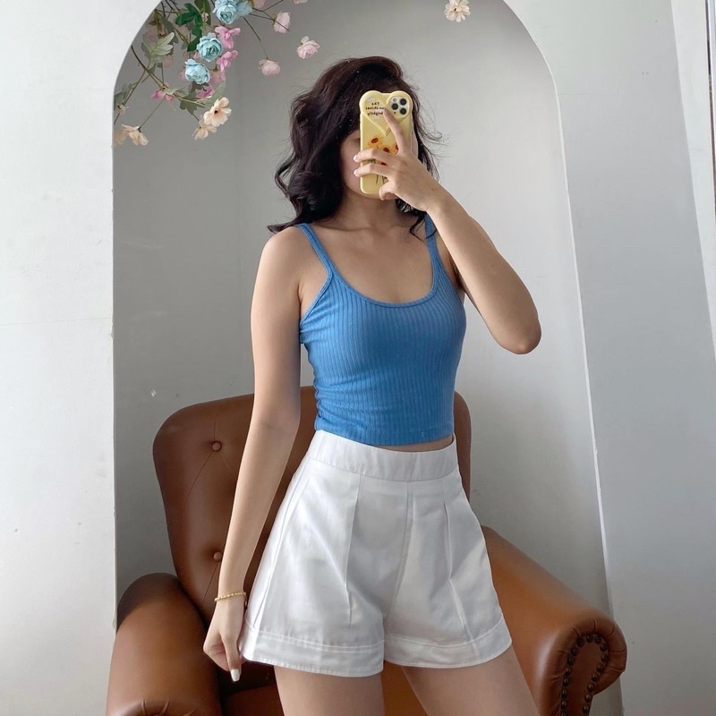 Áo Croptop 2 dây Mang.o VNXk