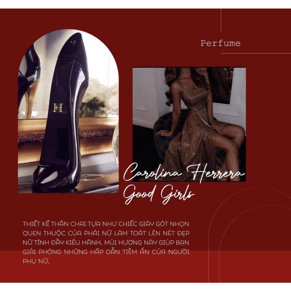 Mẫu thử nước hoa nữ Good Girl ngọt ngào, gợi cảm đầy quyến rũ 10ML - VIP